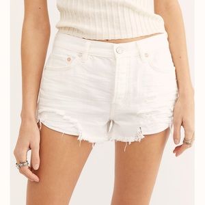 Free People Loving Good Vibrations Cutoffs